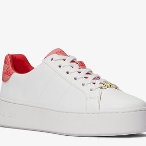 Michael Kors Poppy Lace Up Dk Sangria Sz 8 Womens